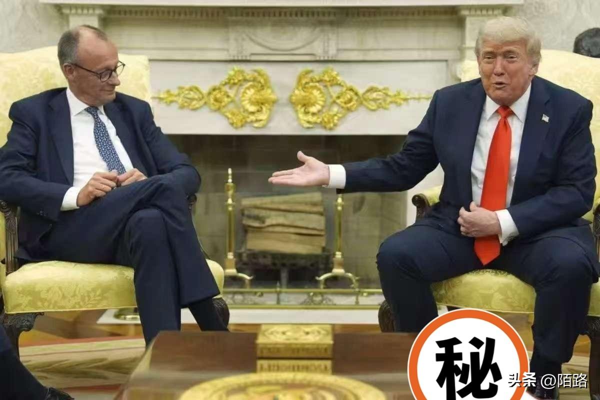 美国传来新消息了！ 
当地时间3月3日，美国总统特朗普在白宫与德国总理默茨会晤。