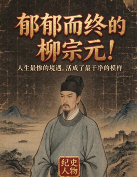 很多人一提到柳宗元，就会想起《江雪》。
“千山鸟飞绝，万径人踪灭。”
那画面太冷