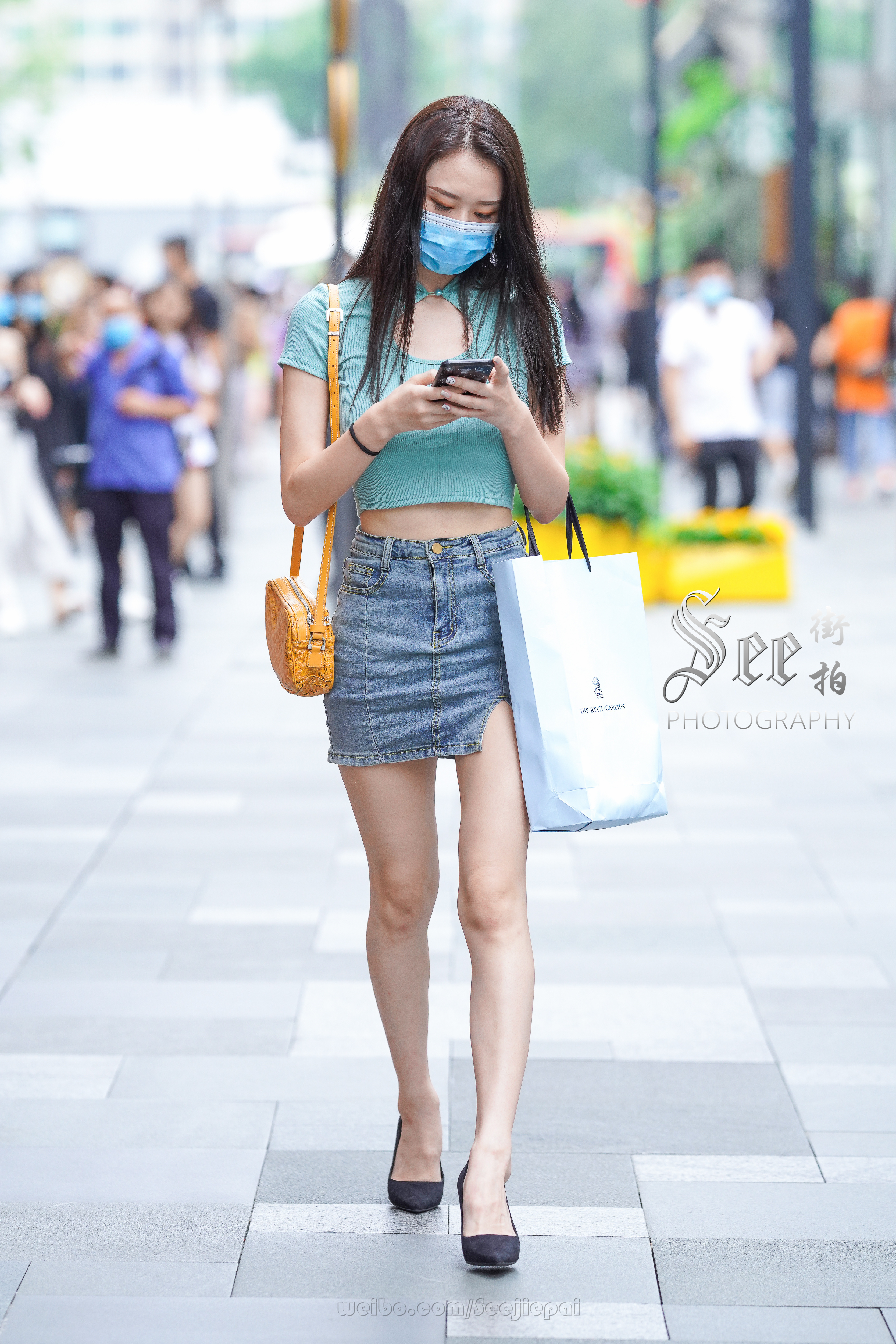 牛仔裙百搭时尚~~ ​​​