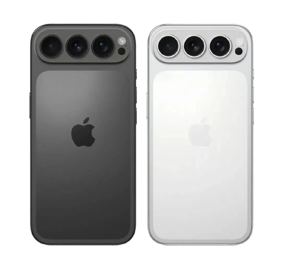 会不会越看越好看呢？iPhone17ProMax渲染图再曝光，背板大部分或采用铝