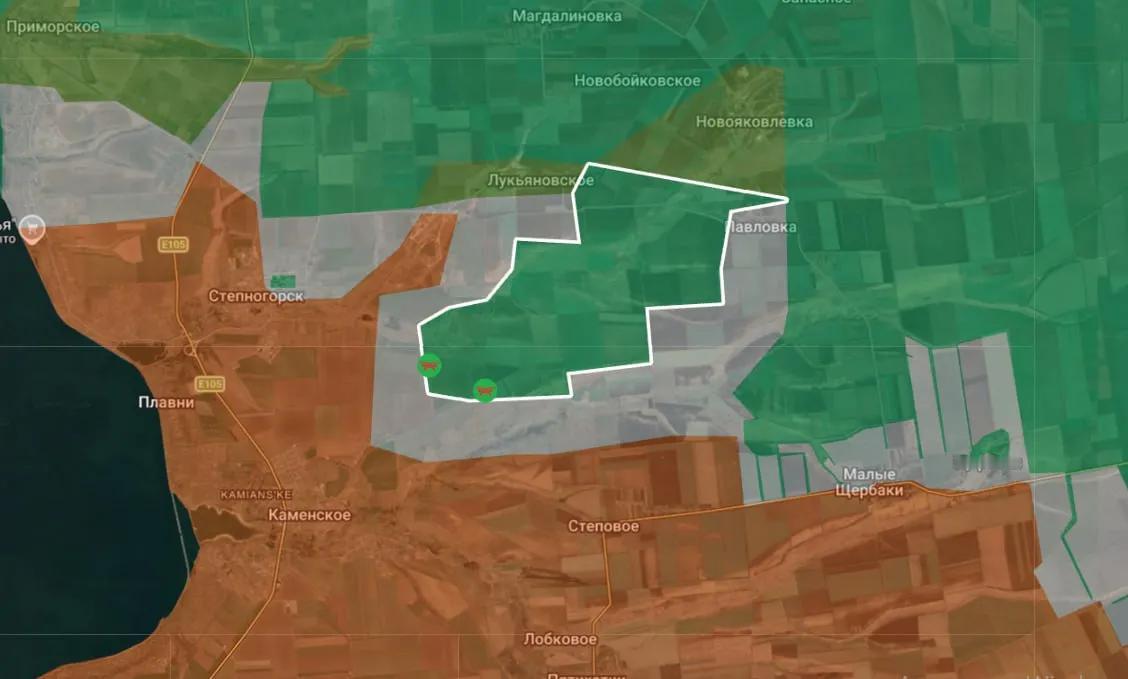 在第涅博罗战线，乌克兰军队逼近卡米扬斯克。
这是希尔斯基的阳谋？左右拉扯？