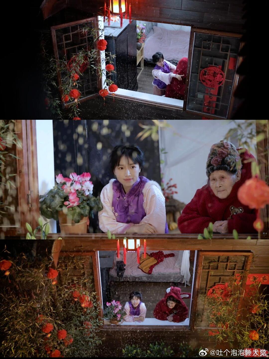 李子柒一身黑衣干练亮相微笑打招呼 子柒姐穿着一身黑衣，显得格外干练，微笑着向大家