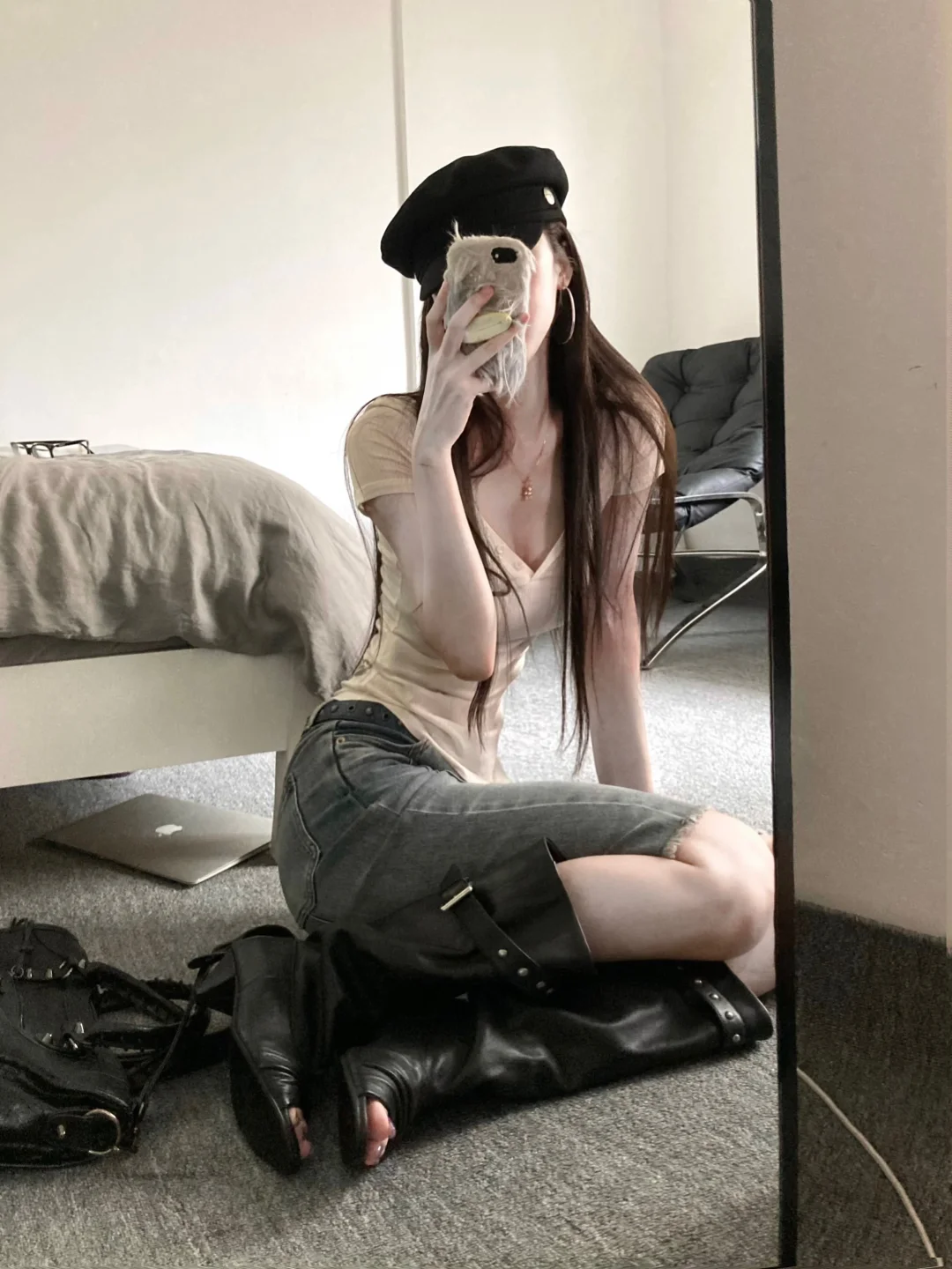 冷都女の叛逆混搭✨🦍