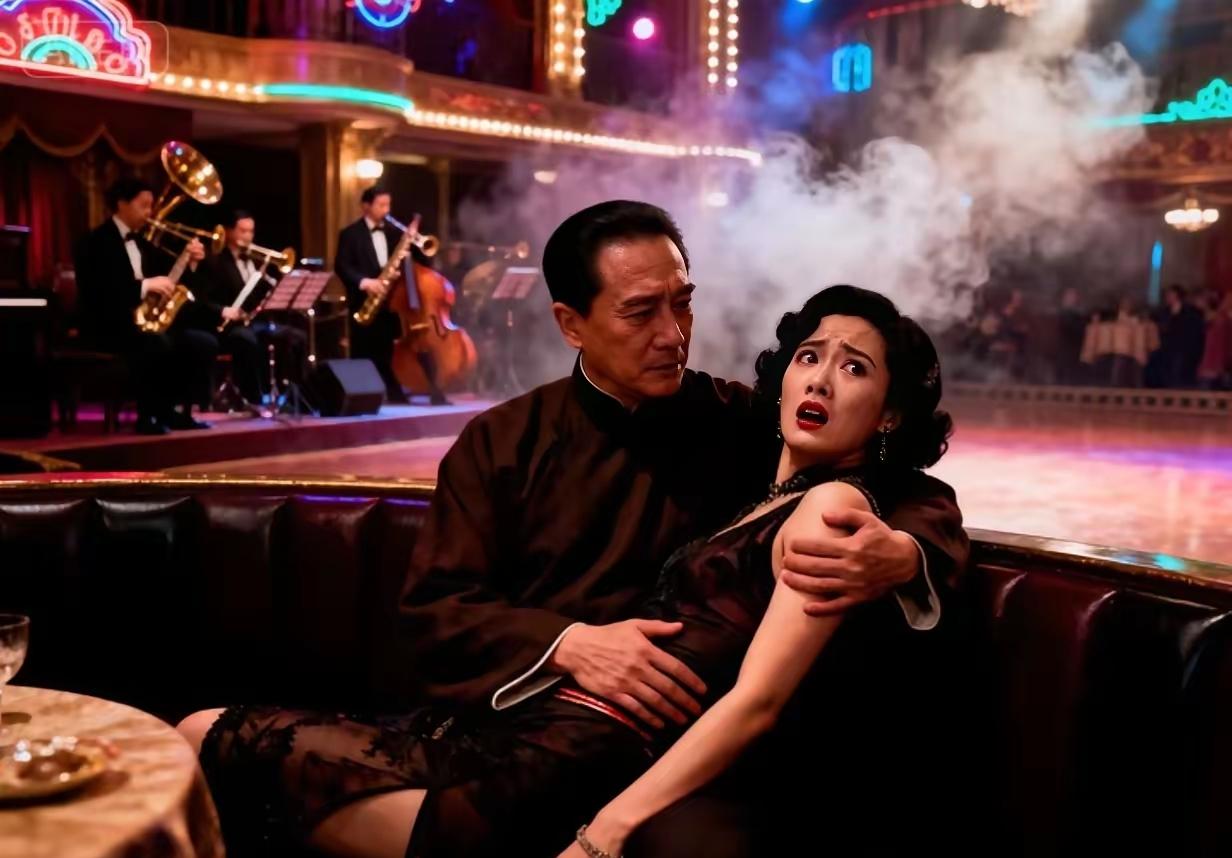 1918年，杜月笙去歌舞厅会友，突然，他一手搂住舞女的腰，另一只手要伸进她的胸口