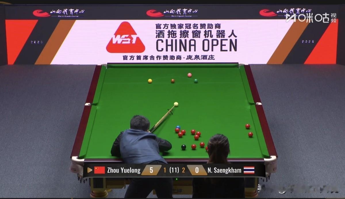 2：2，周跃龙战平泰国黑马进入中场休息！
      北京时间今天下午，2026