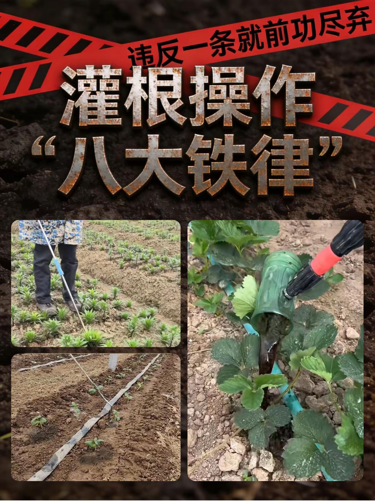灌根操作“八大铁律”，违反一条就前功尽弃。灌根 病害