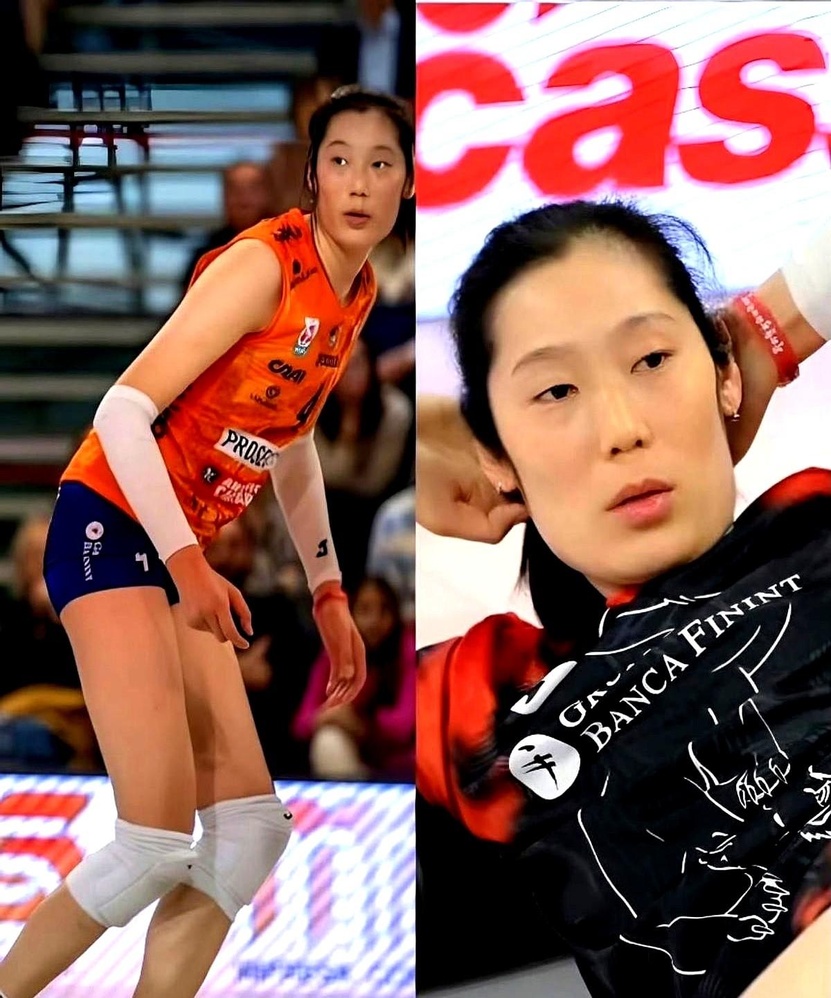 朱婷续约科内利亚诺了！但一想到还得继续搭档沃沃什……

看她比赛真是又爽又累。沃