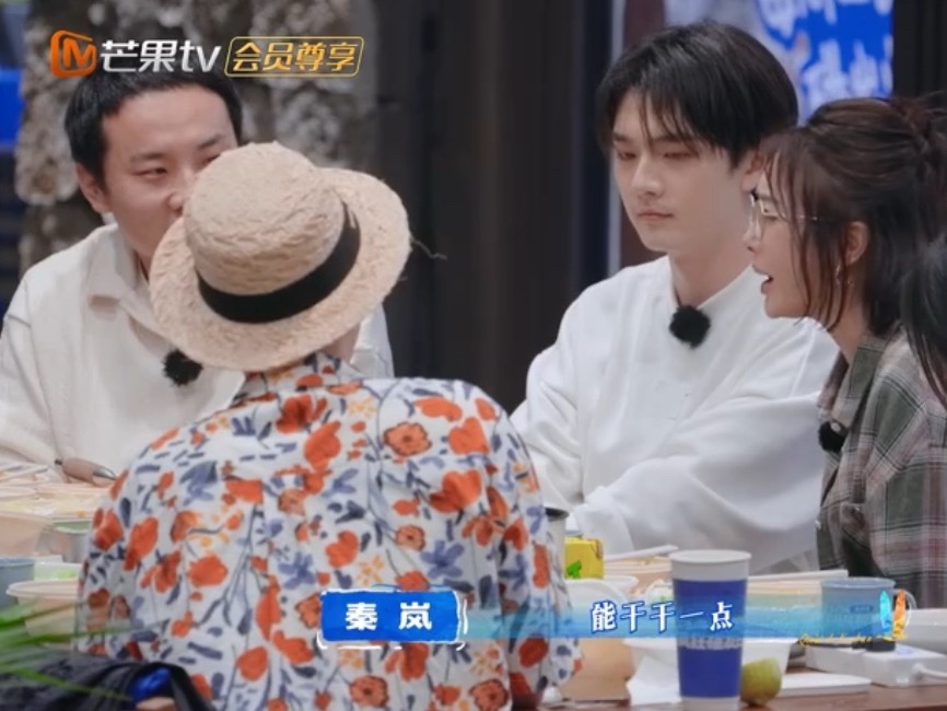 秦岚被质疑录综艺作秀一天到晚质疑这个质疑那个的，王鹤棣看到秦岚被质疑作秀提问姐姐