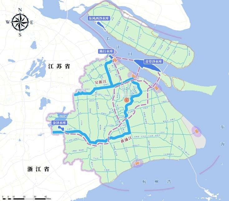 上海黄浦江长度才百十公里，航运量达到惊人的一年2亿吨多，吊打长江八大支流。这充分