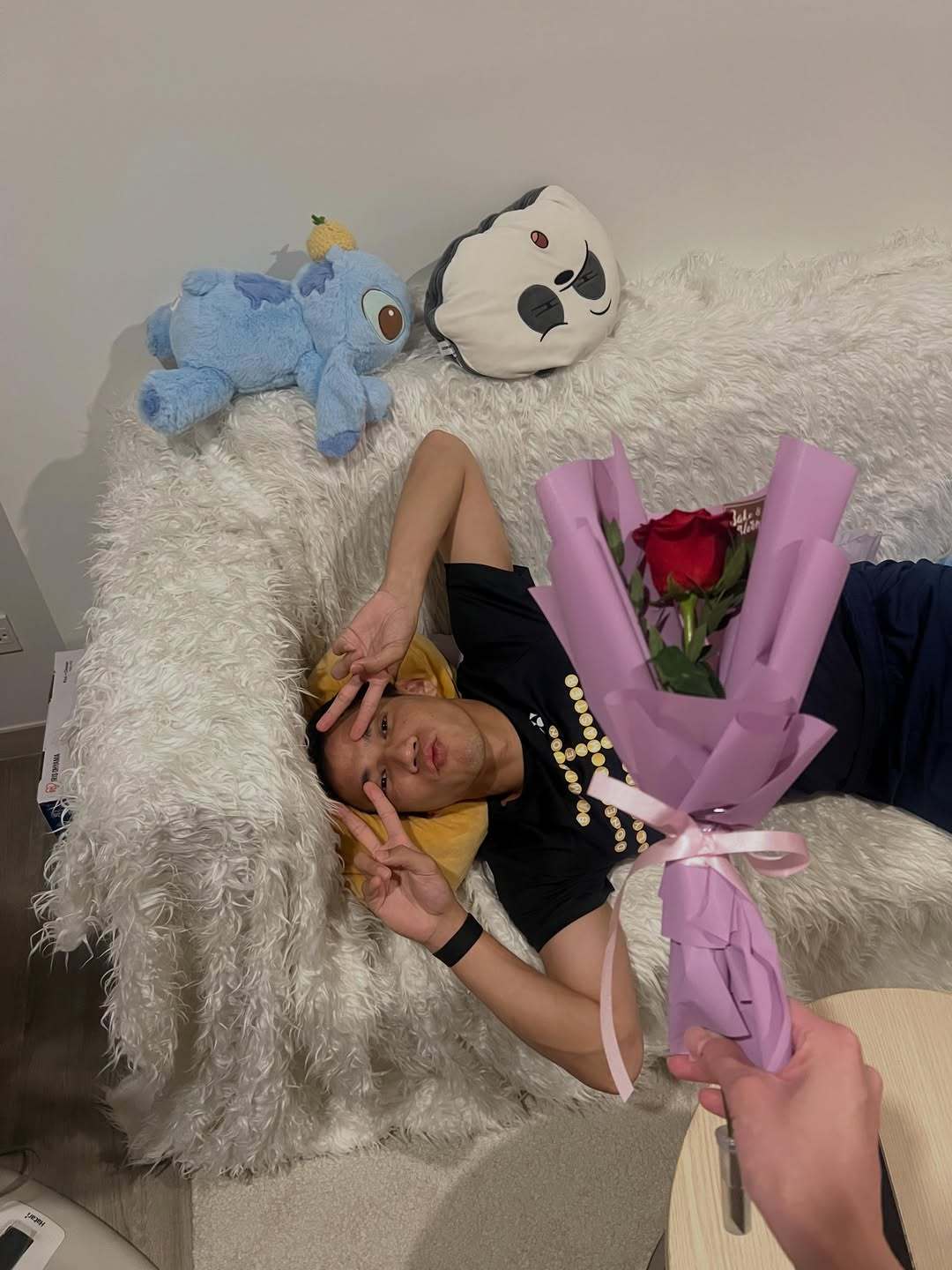 普堤塔：祝我最爱的男人生日快乐❤️希望你继续激励大家很久很久……我永远为你感到骄