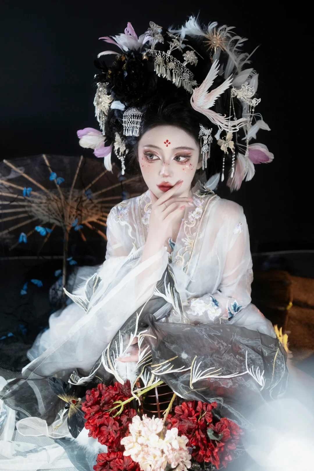 “水墨仙鹤”正片来啦！仙鹤神女好高级！