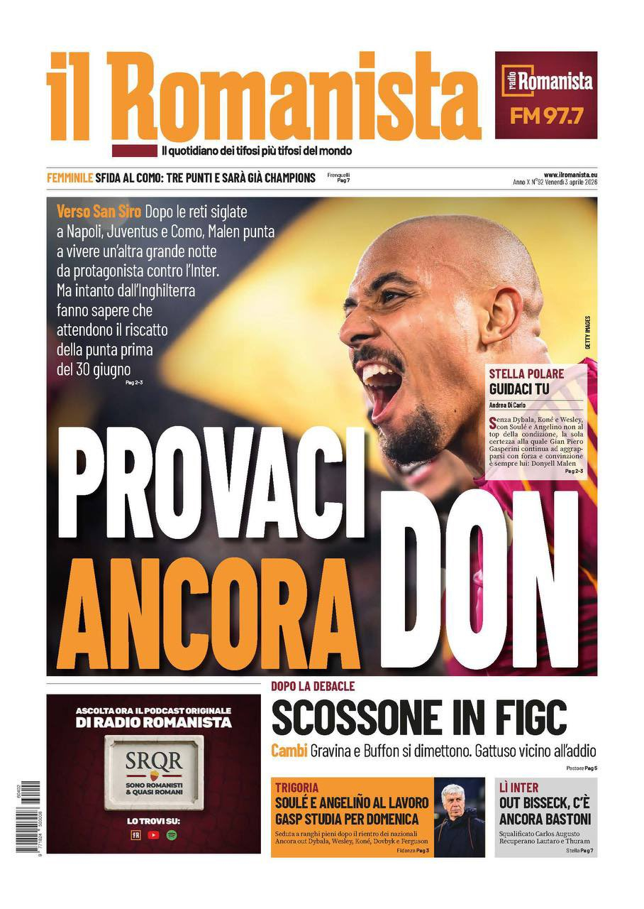 罗马人报Di Carlo的报道：2500万买断马伦看上去是一笔极其划算的交易，但