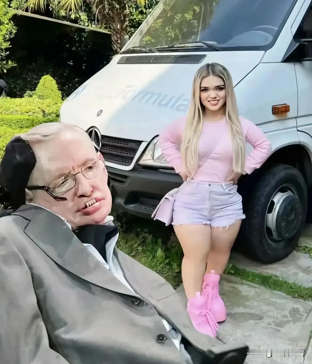 著名科学家霍金因萝莉岛事件又上了热搜，喜欢看萝莉解方程式，科学家也是人，又不是神