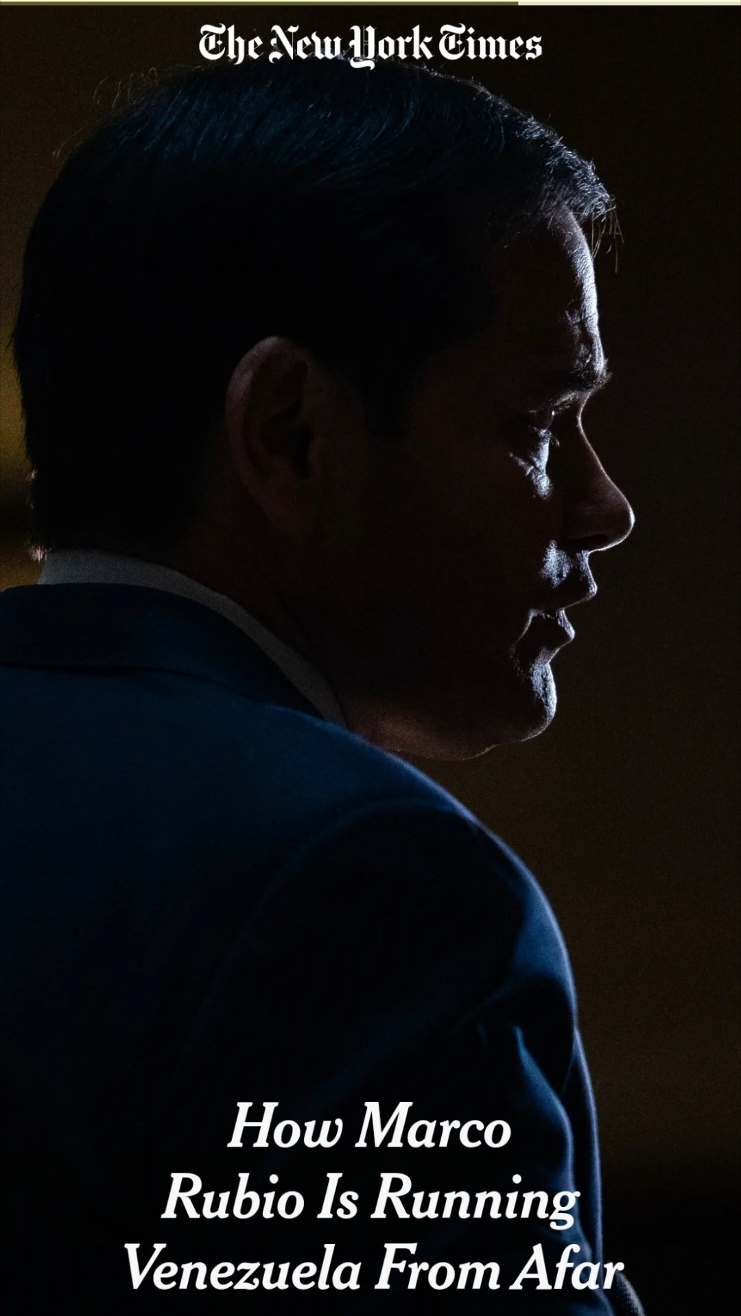 委内瑞拉代总统成傀儡¹ 感觉比当年美国间接统治伊拉克、阿富汗还直接，鲁比奥通过“