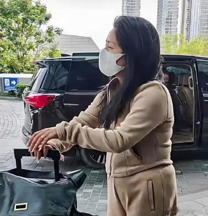 何洁这个身材，这个衣品，跟农村大妈没什么区别吧？ 