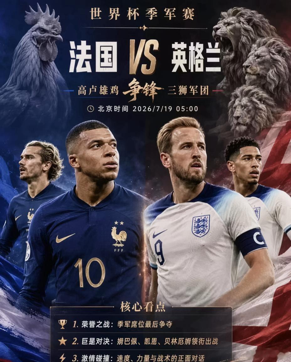 世界杯激战正酣，阿根廷西班牙会师决赛，法国英格兰季军赛对决，哪支球队能笑到最后？