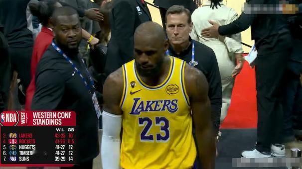 湖人超级球星詹姆斯真是太不正常了！今天湖人在客场以100：92力克火箭，豪取六连