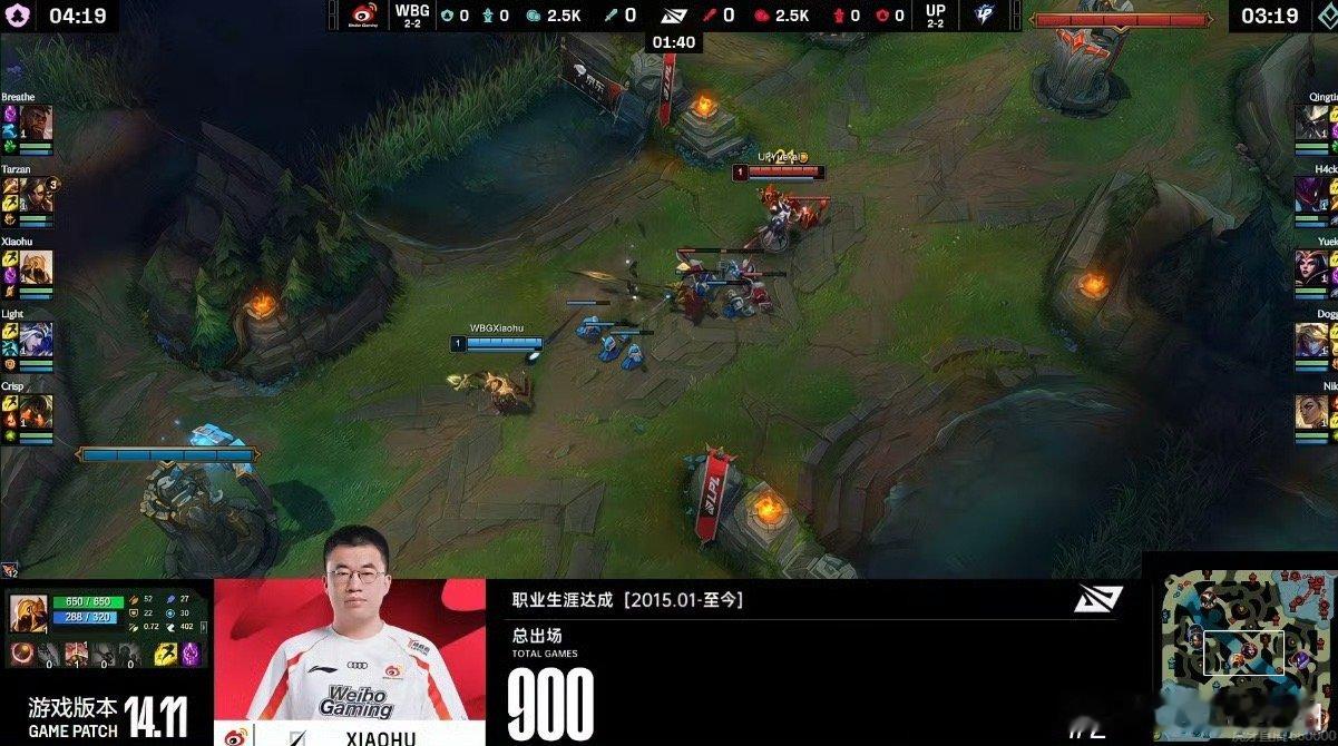 这是发福的胖虎，大号的小虎[doge]#xiaohu900场##WBG战胜AL#
