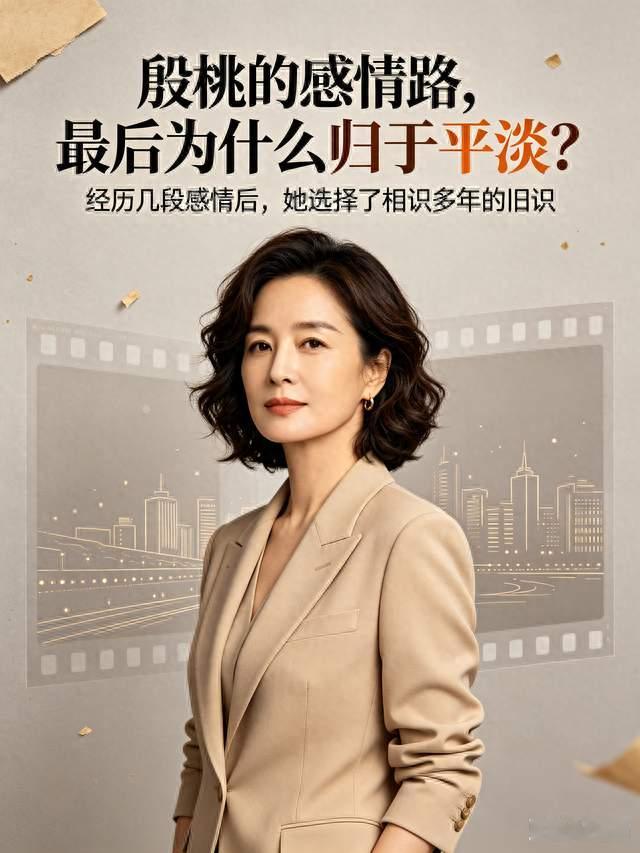 殷桃几段感情兜兜转转，最终归于平淡