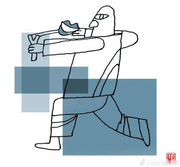 小时候哭着解决问题，长大后笑着面对现实。#晚安# （漫画/田志仁） ​​​