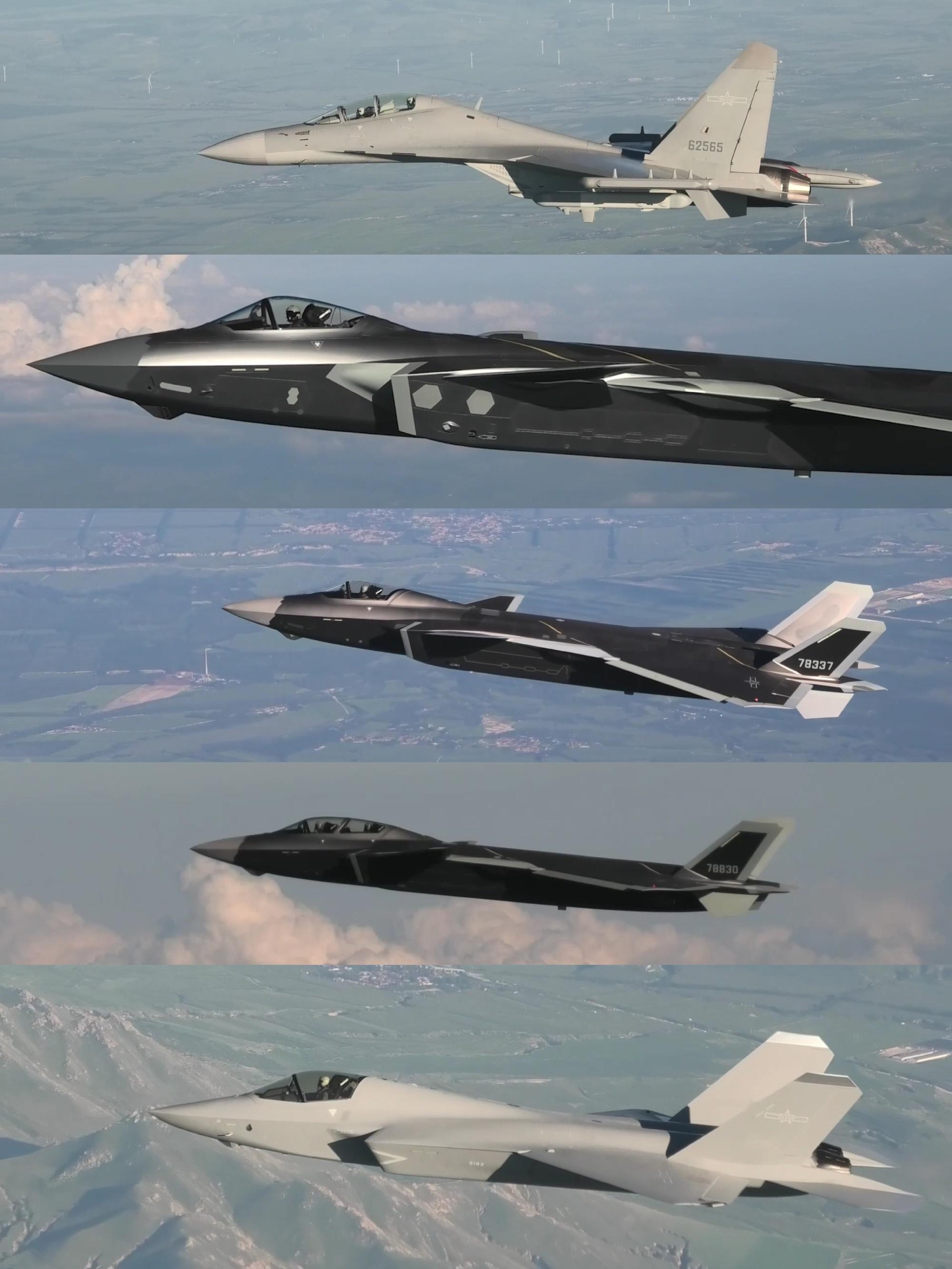 在东部战区和中部战区换装大量歼-20，歼-35，歼-16，歼-16D，空警500