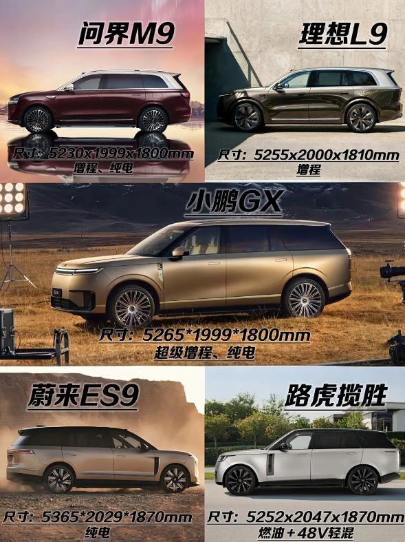 平替百万揽胜？小鹏GX对比一众豪华大六座🚙
当下家用旗舰大六座SUV市场内卷彻