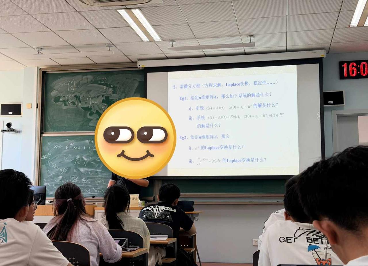 我在果壳上课之杰青带我们推公式
选现代控制理论之前，只知道这门课跟我专业方向强相