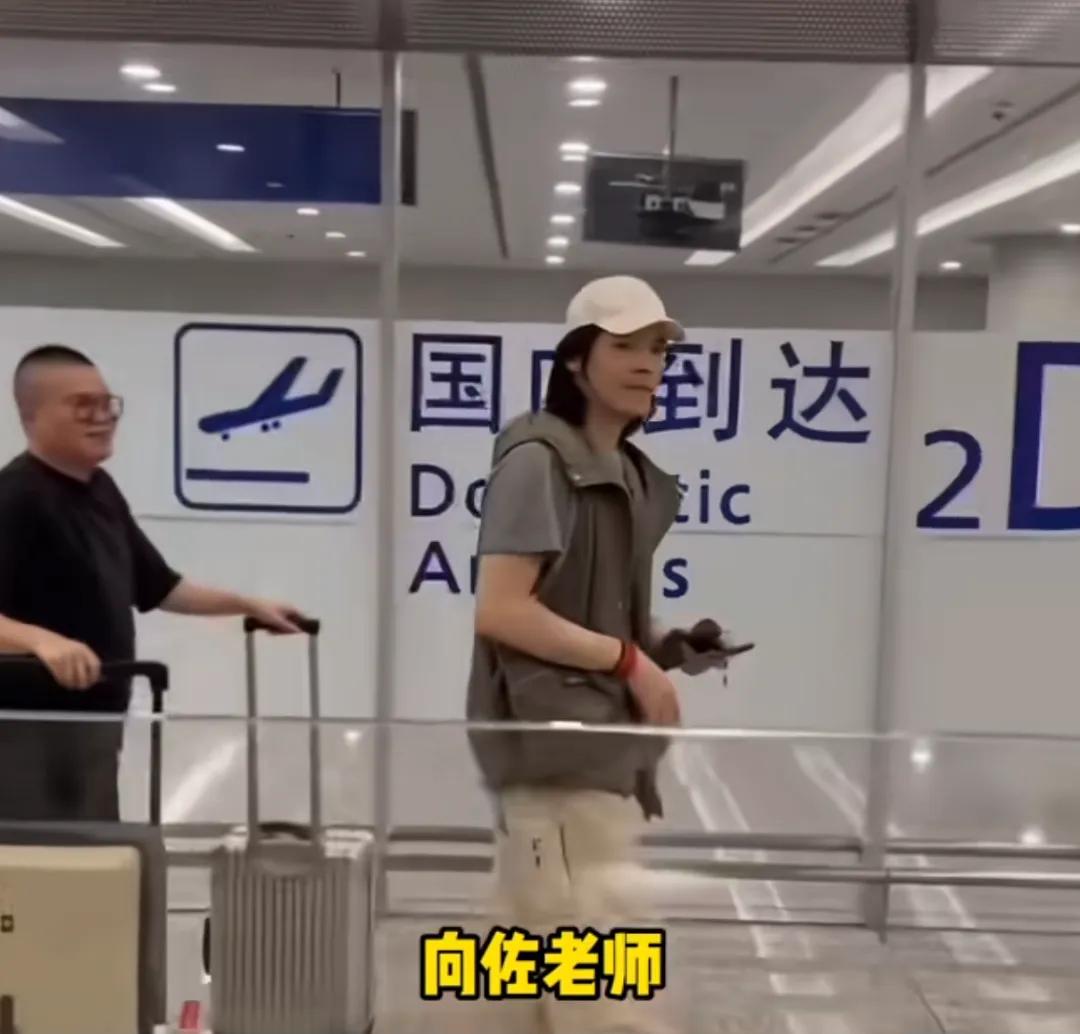 向佐有粉丝接机，引发热议！

10月18日，向佐引发热议，只因为他从机场出来的时