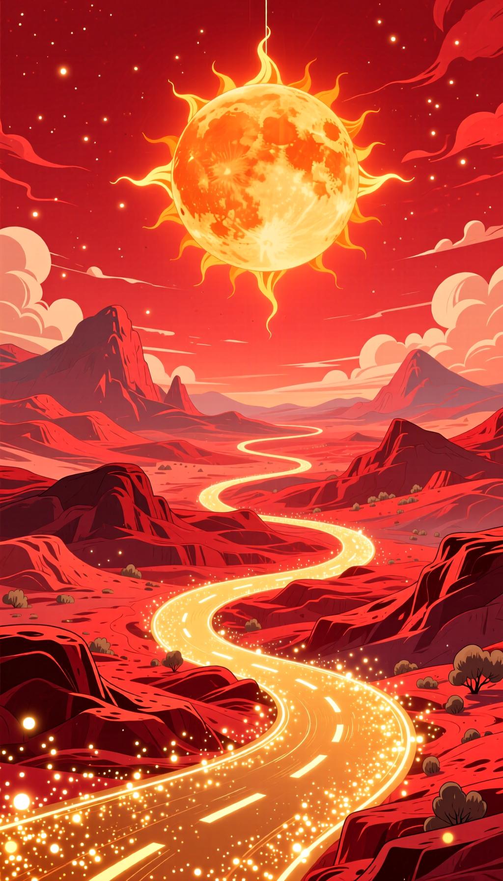 穿越红色星球，追寻太阳之光！🌟🚗🌍