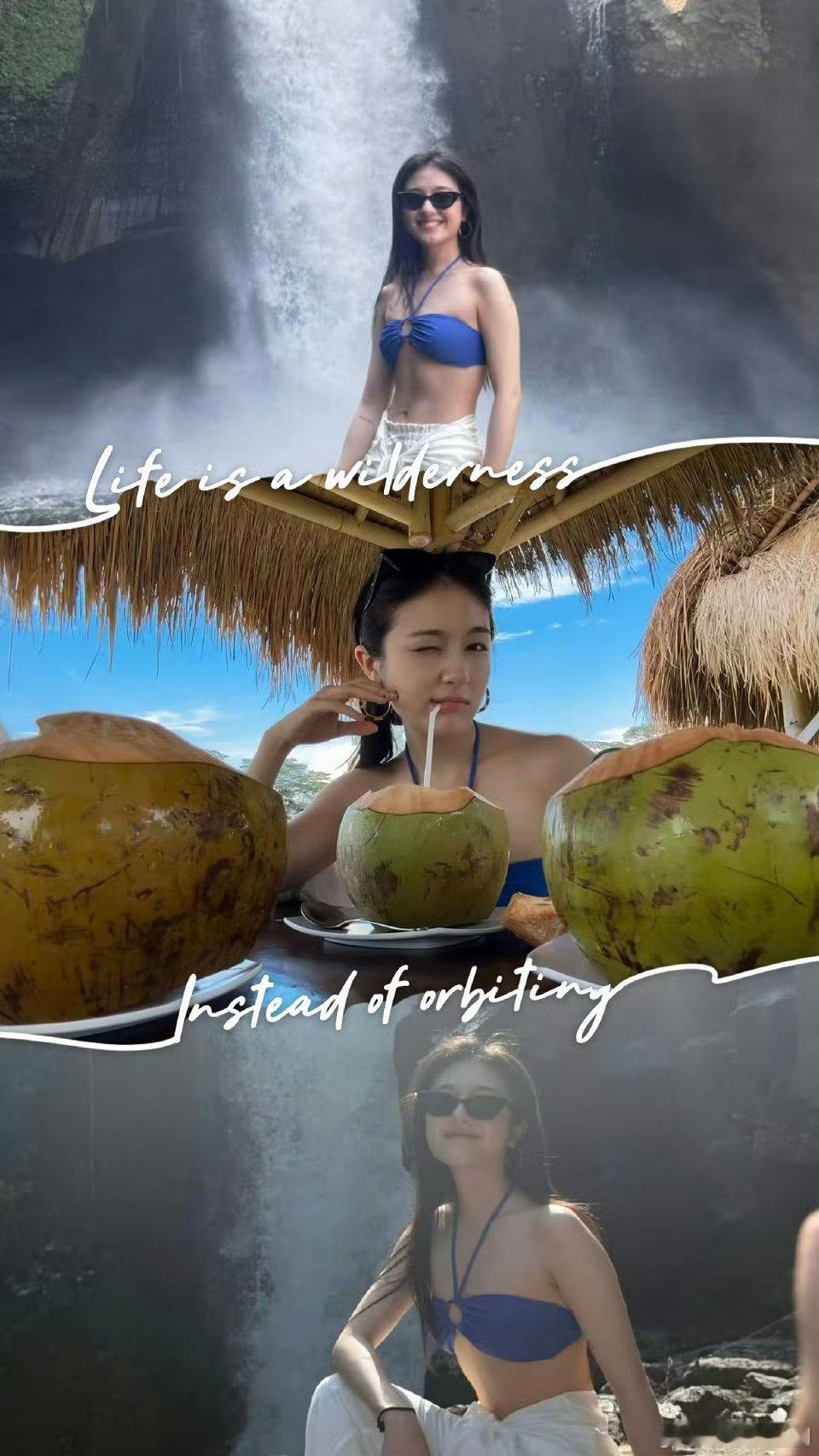 李兰迪泳装好美好美，这个身材真的很好啊，满满的元气感，这谁能不爱啊李兰迪｜ ​​
