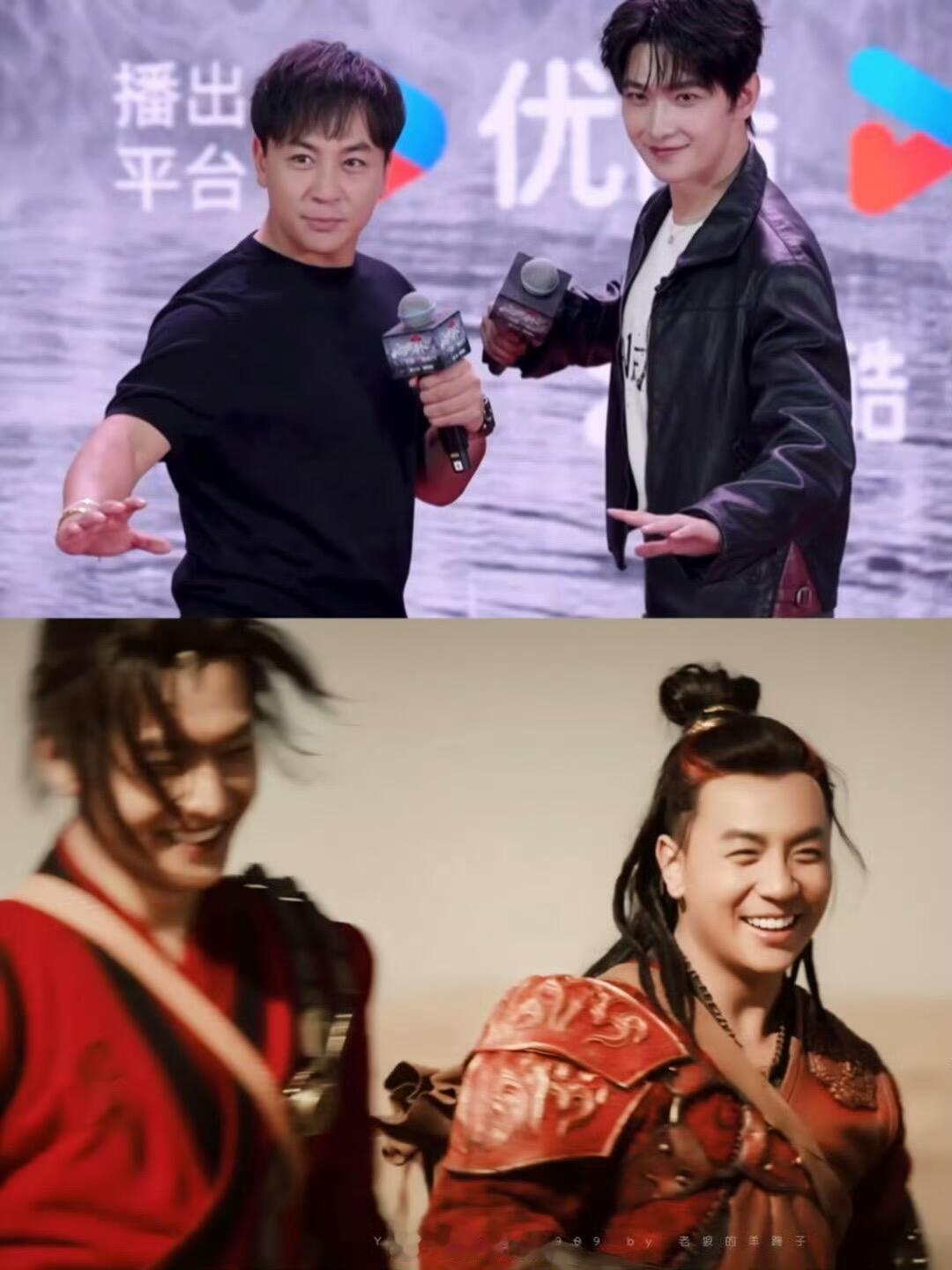 杨洋释小龙展昭vs展昭小时候看释小龙演小展昭：戒色师父武功高！长大了看杨洋演展昭
