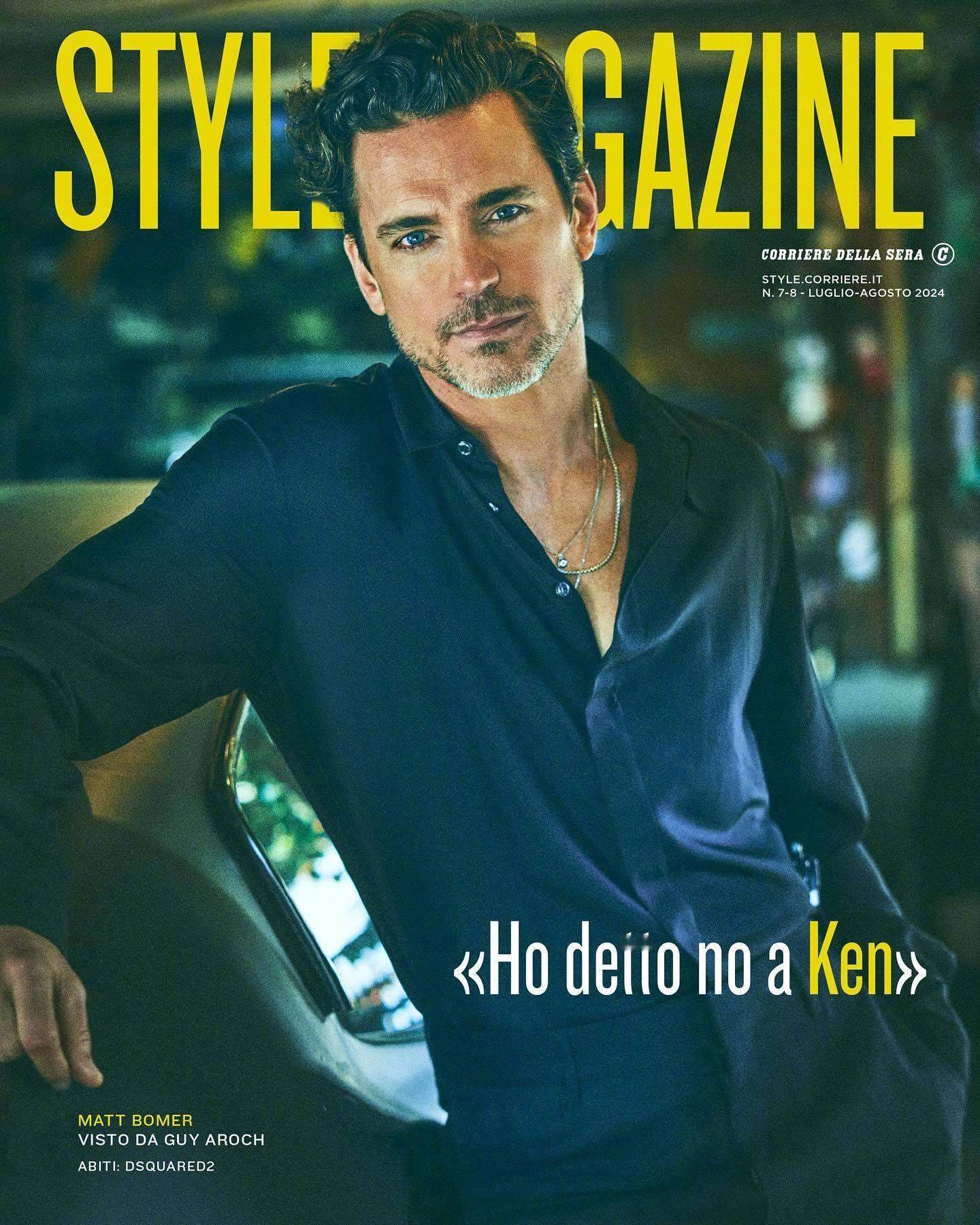 孔雀Matt Bomer登上意大利《Style》新刊封面，更多内页写真释出[求关