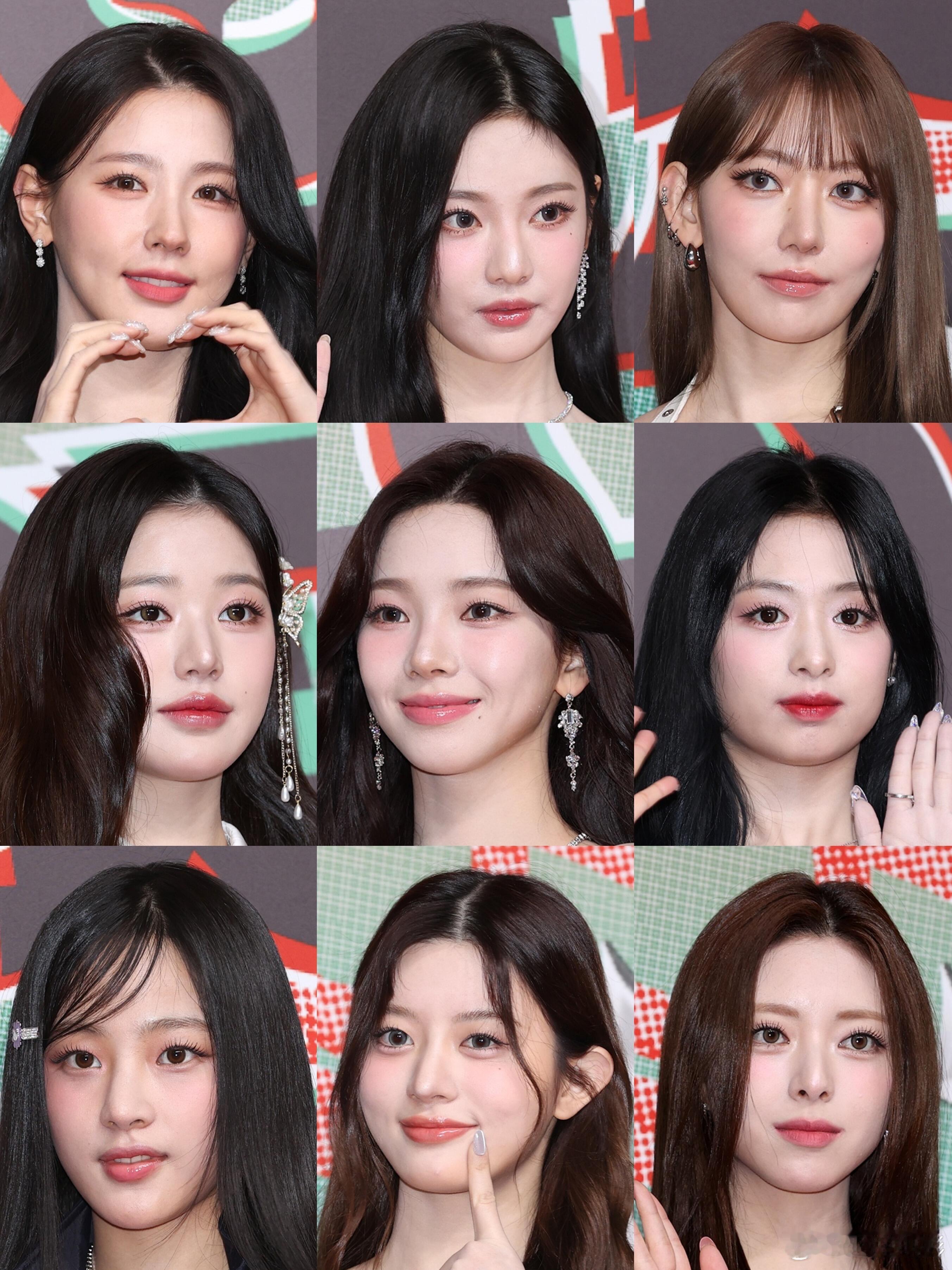 SBS歌谣大战  女爱豆生图怼脸。 
