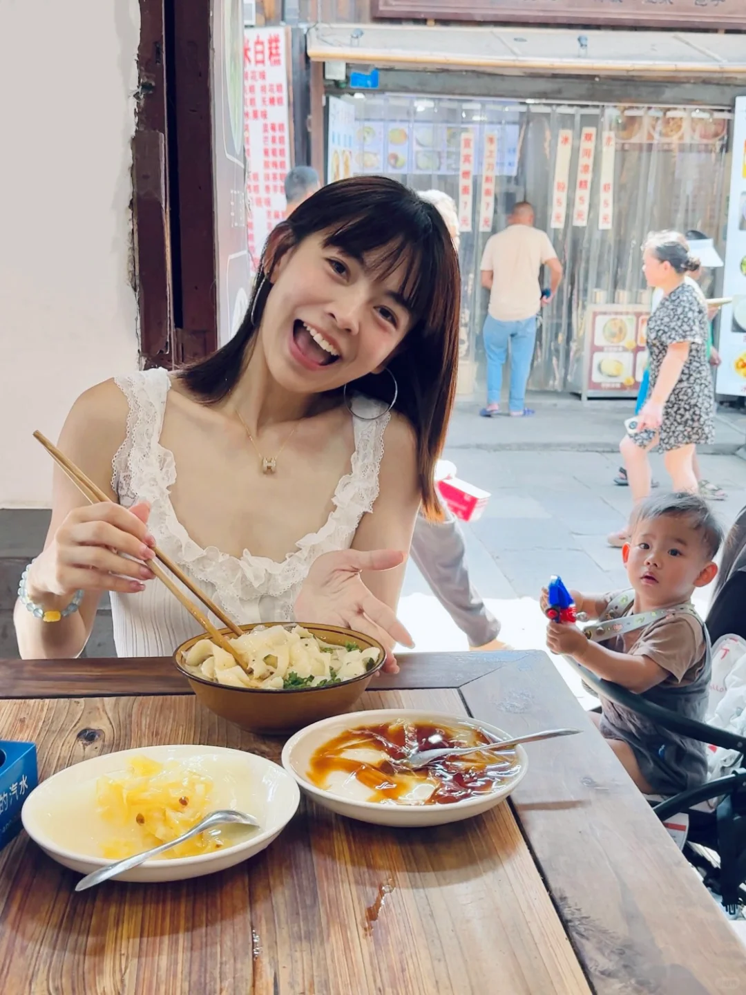 游客照 和我一岁五个月的旅游搭子