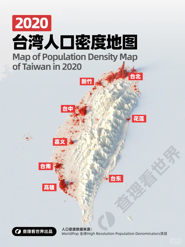 台湾人口为什么集中分布在岛屿西部？