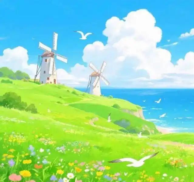 上联：碧柳吟诗风润笔，
下联：红花作赋雨拂窗。
下联：白云写字雪临门。