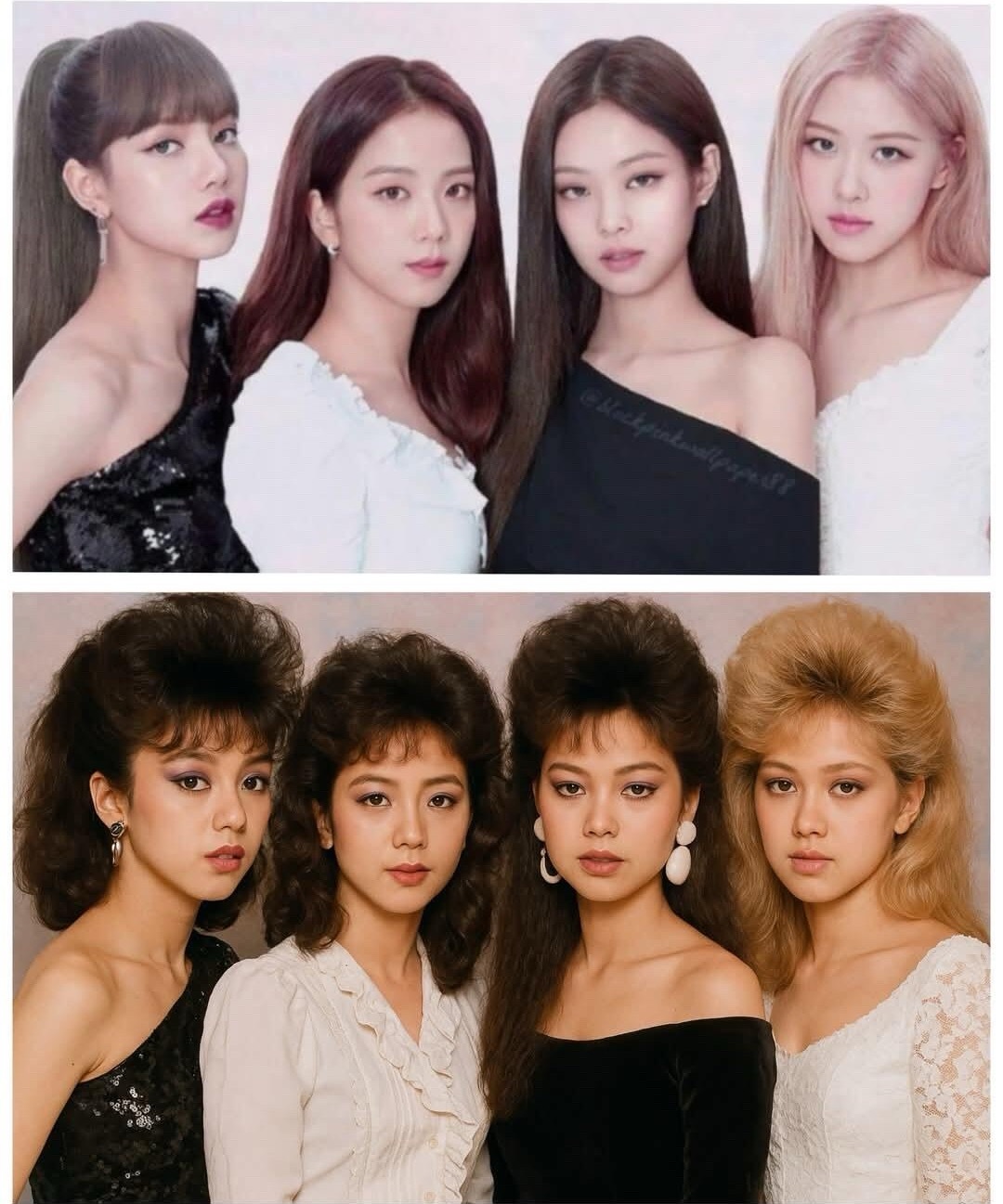 假如BLACKPINK在1980年代出道… ​​​