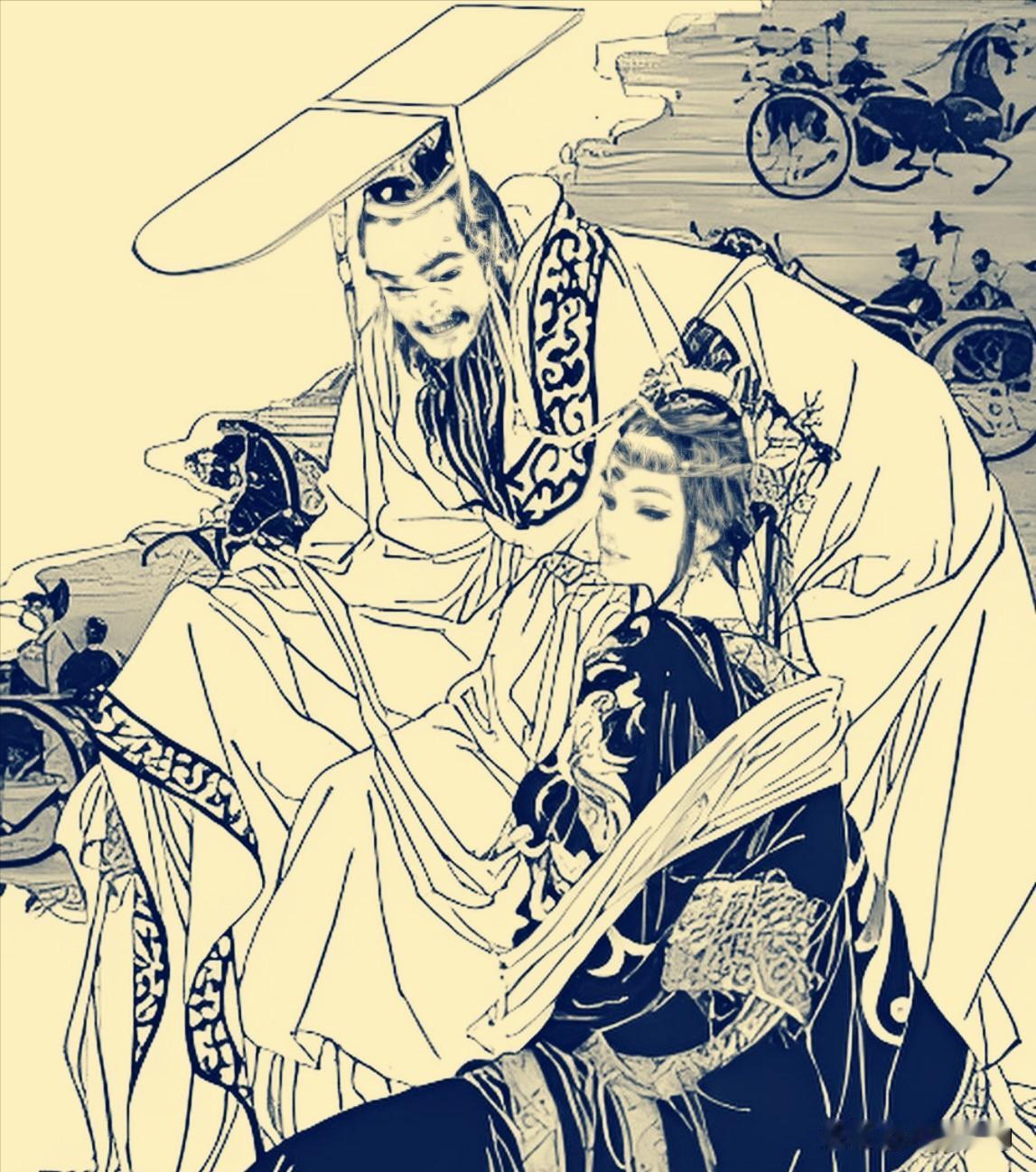 公元前672年，晋献公带兵攻打骊戎。晋国兵强马壮，骊戎根本挡不住，为了求和，骊戎