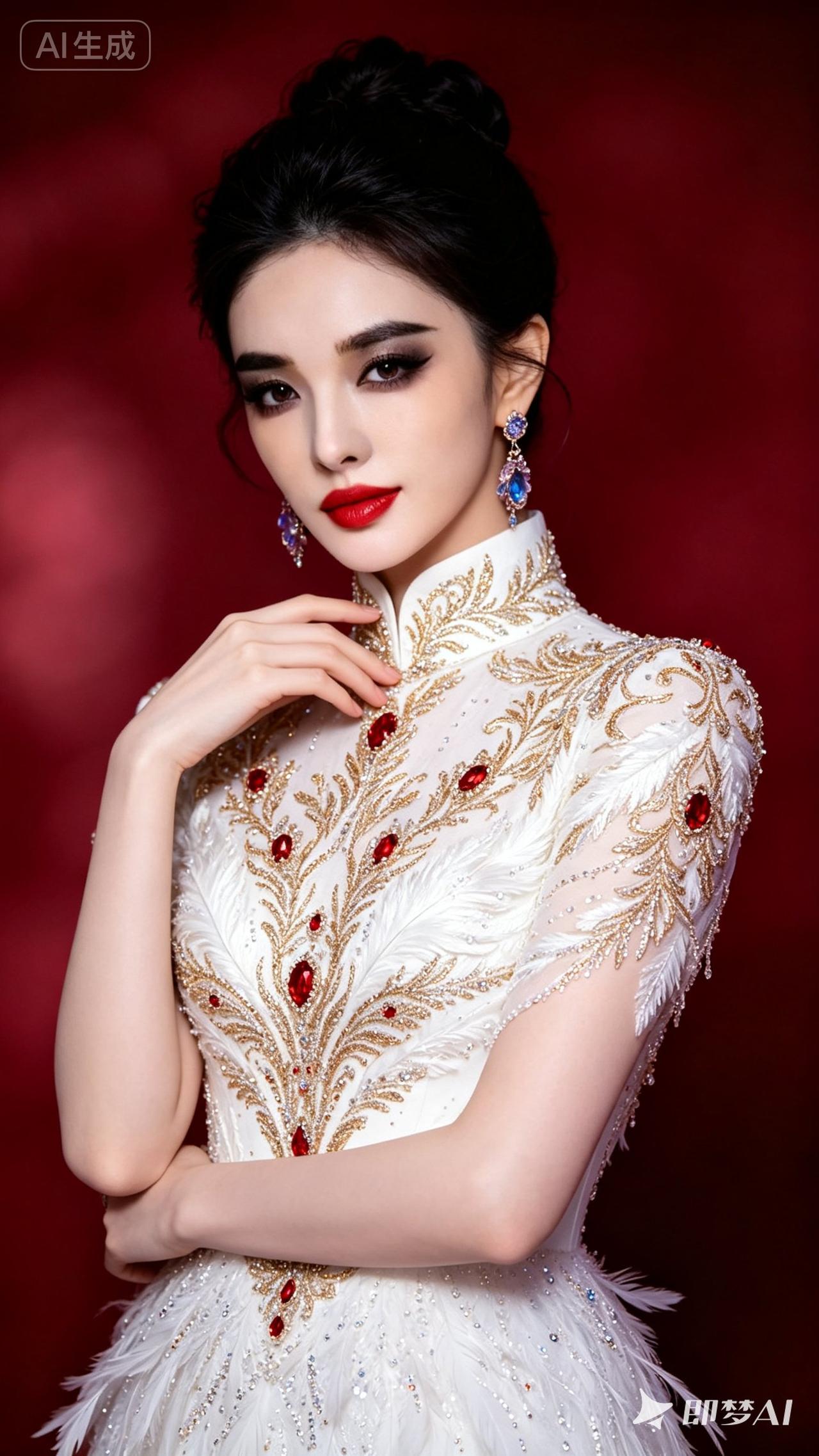 美人如诗如画