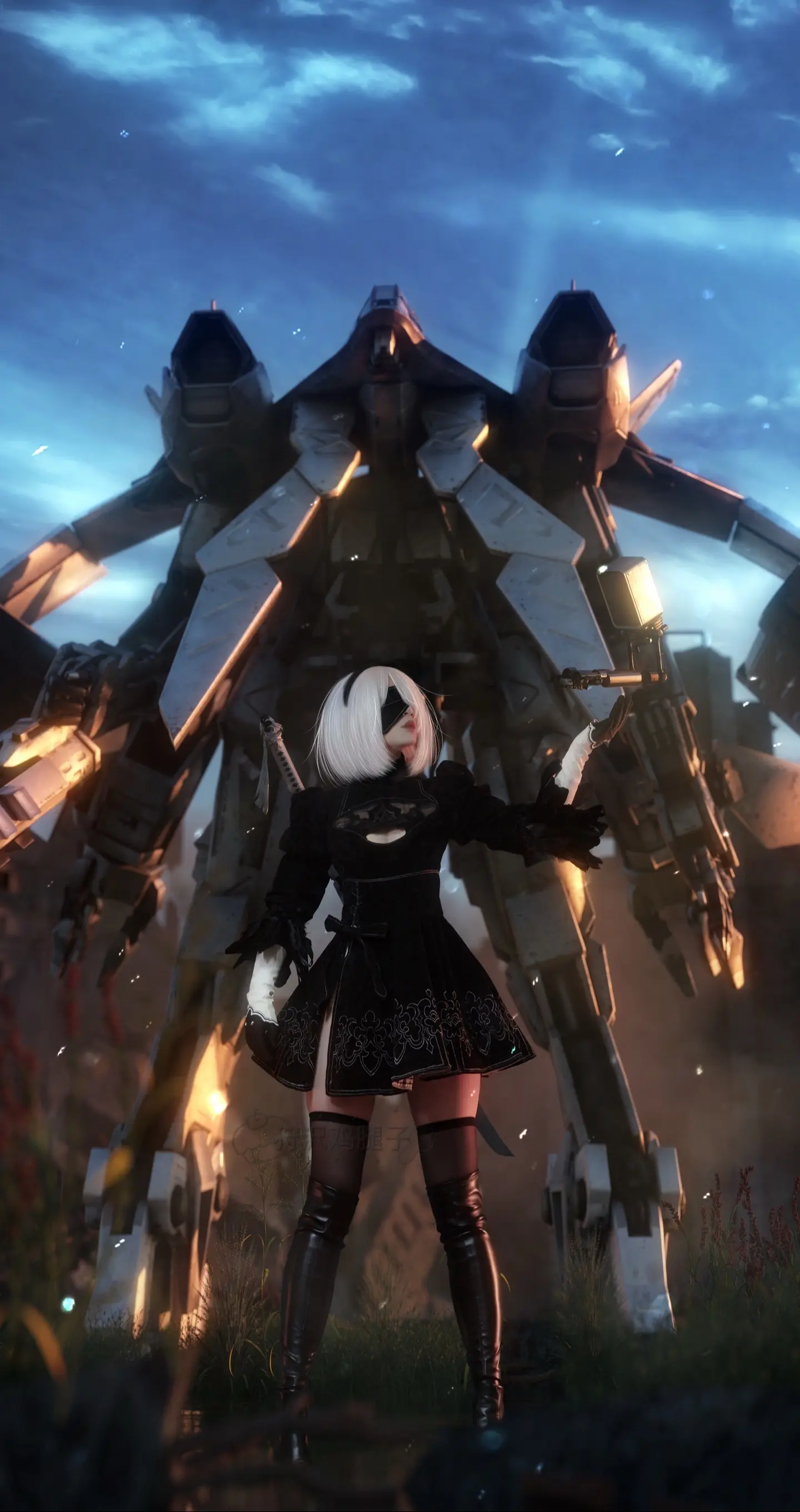 尼尔机械纪元 2b 2b小姐姐 宁红夜 宁红夜cos