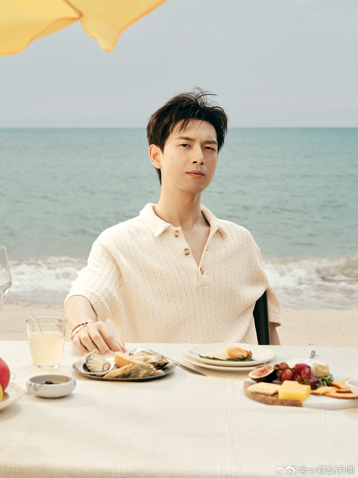 李现 A&F品牌新物料！清爽休闲风！谁的男友来啦，一起去海边