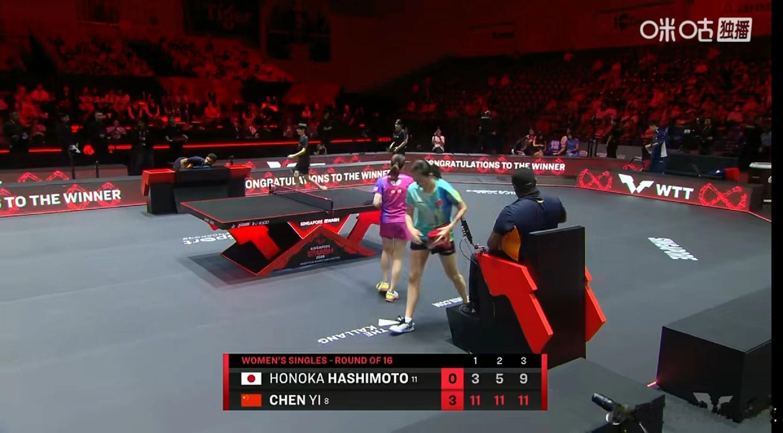 陈熠3比0战胜桥本帆乃香陈熠首胜桥本帆乃香可以可以，这次打的真不错！！第一局11