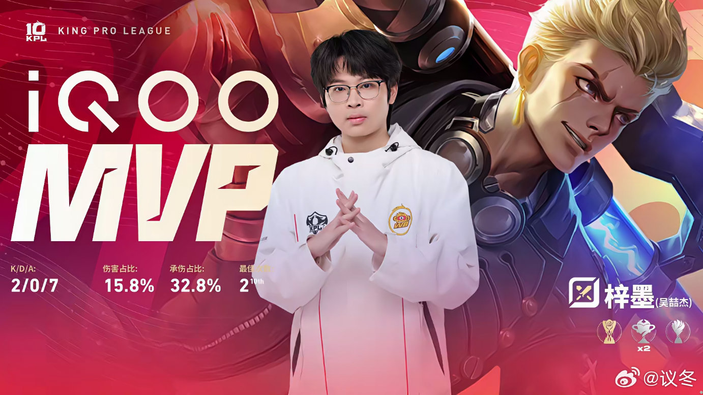 Hero对战WB 梓墨狂铁愈战愈勇，关键团战打出1换2完美操作。梓墨的狂铁 赛场