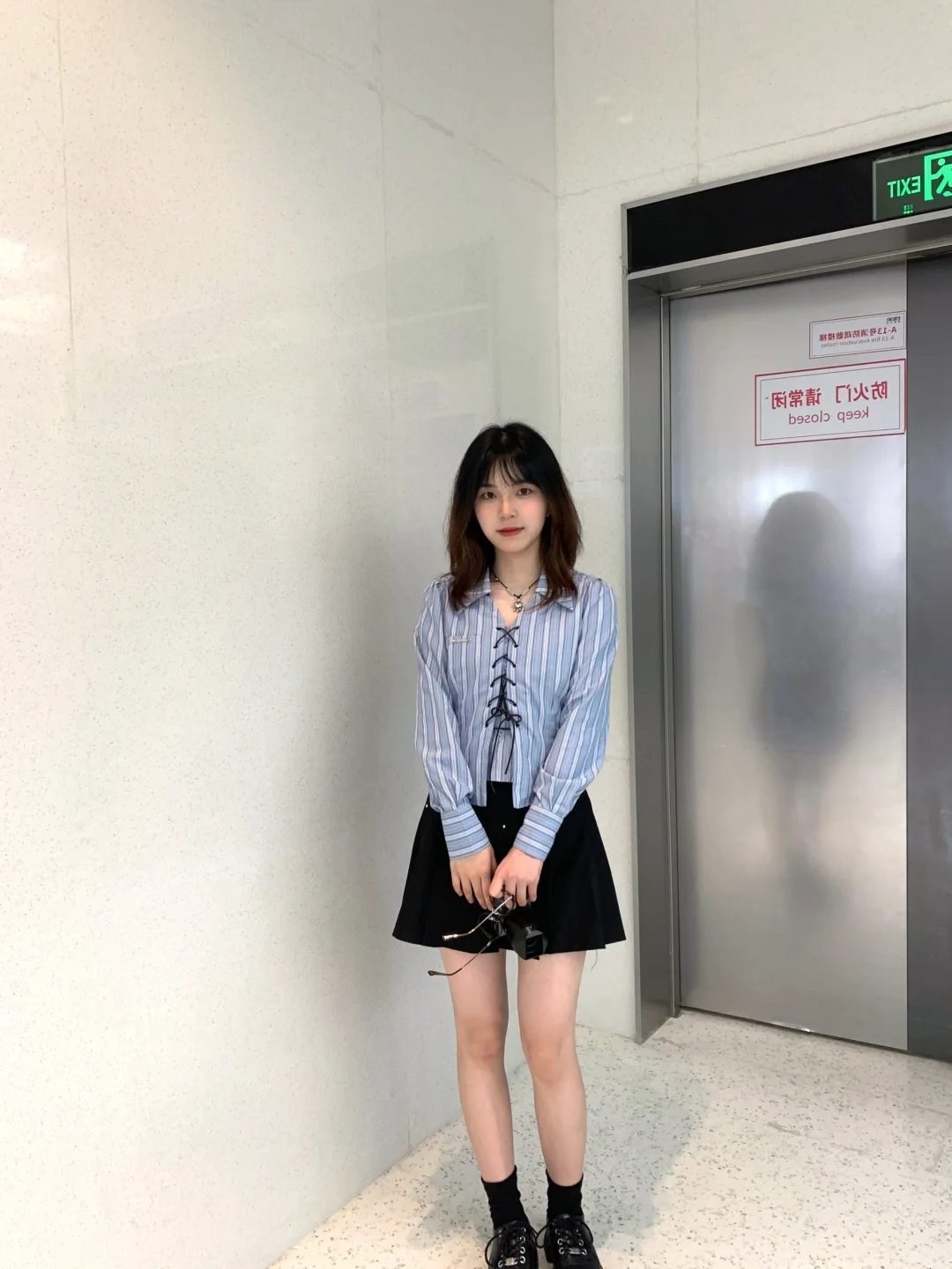 好纠结选今天这套还是昨天的呢