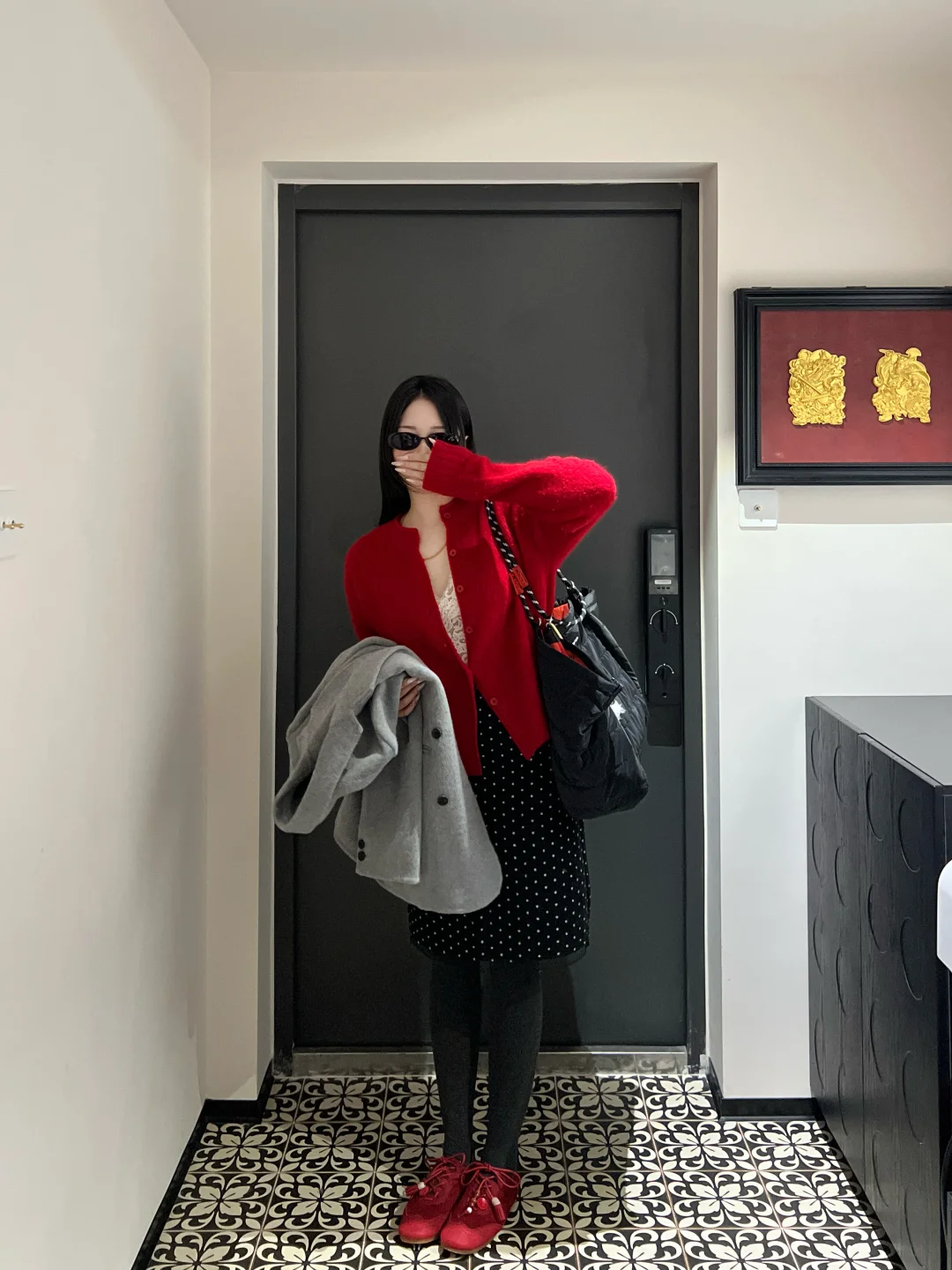 过年就要穿点红～