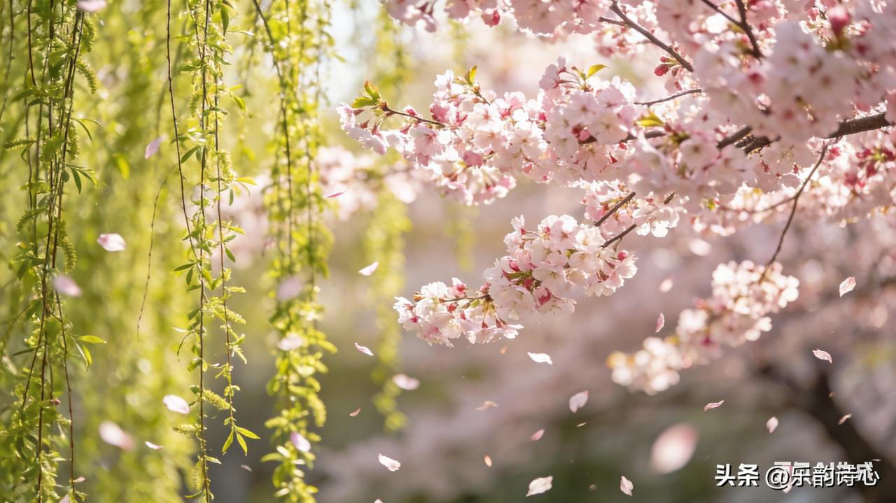 春之代表：《繁花与新柳》
若论春天最具代表性的景物我觉得就是繁花与新柳当之无愧，