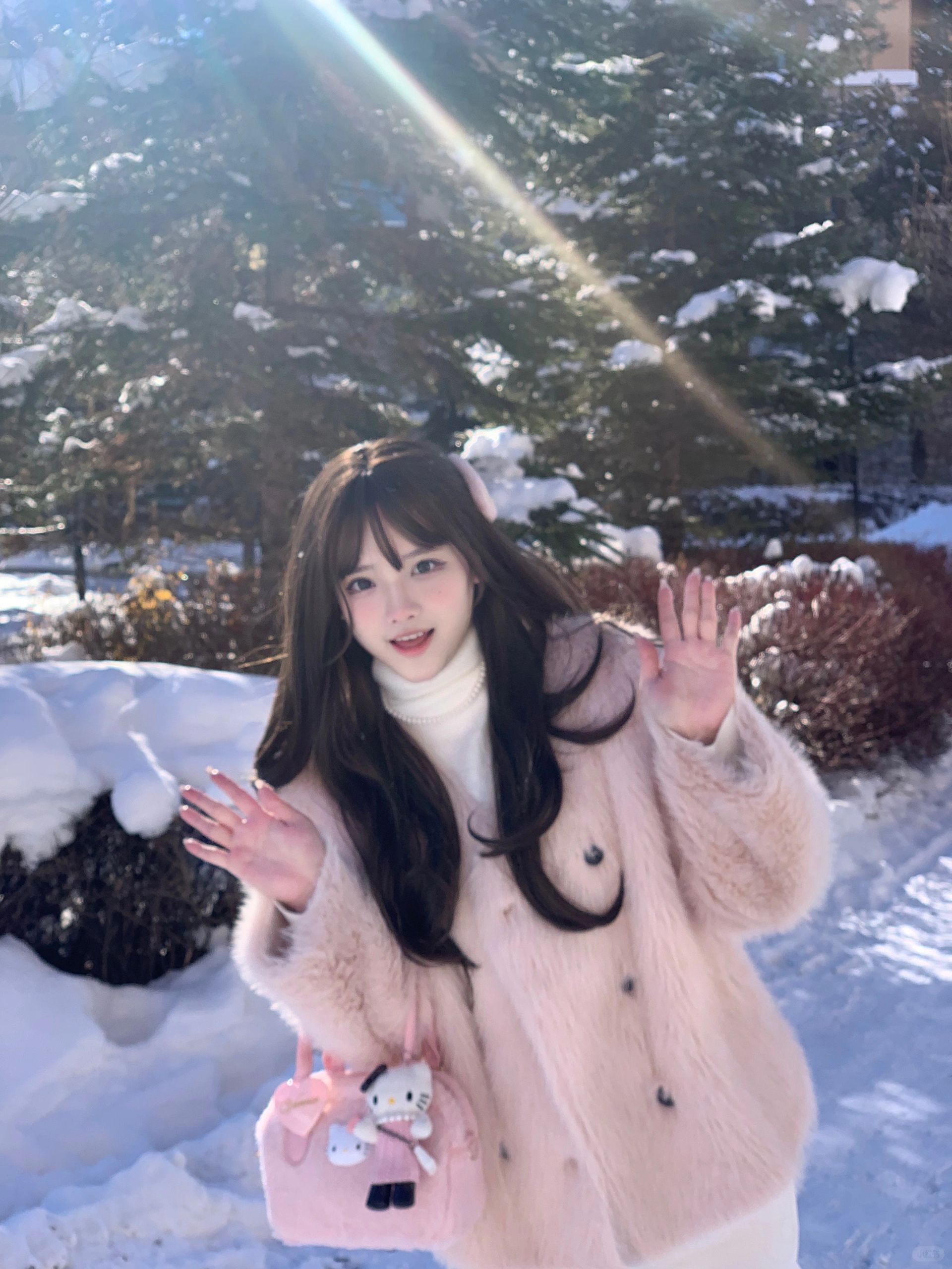 给人一种生活很幸福的感觉❄️💕