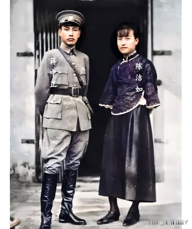 这才是上世纪二十年代蒋中正和第三任夫人陈洁如在上海的真实貌相，这不是演戏，也不是