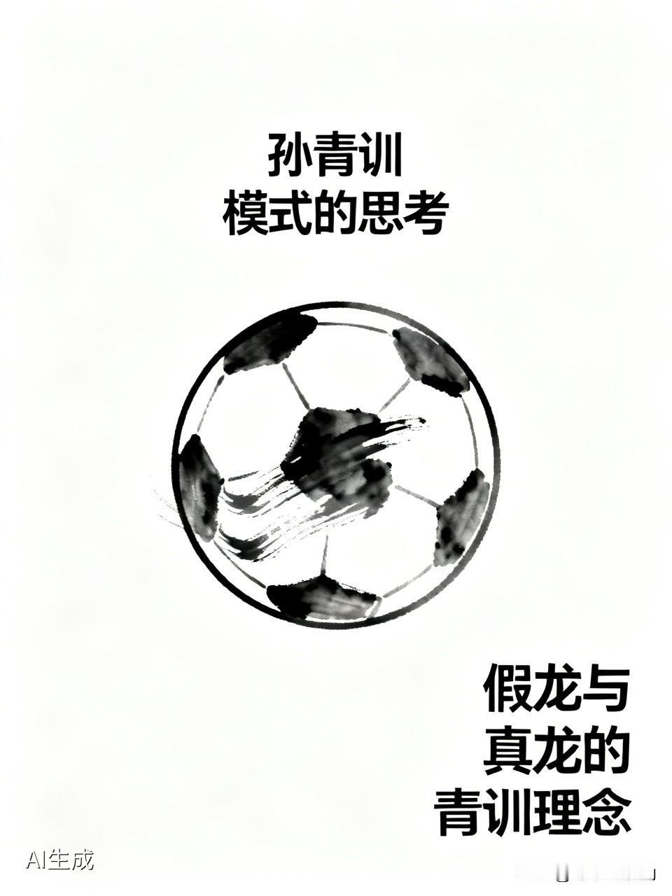 别再骂孙继海的青训模式了，别再说要他扫地出门了。中国足球这么大，应该有孙青训模式