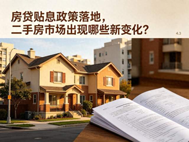 房贷贴息政策落地，二手房市场出现哪些新变化